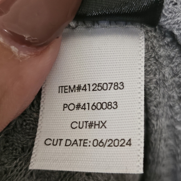 Torrid Gray Women's Ribbed Knit V-Neck Tunic Top Long Sleeve Flattering Fit sz1X - Picture 15 of 15